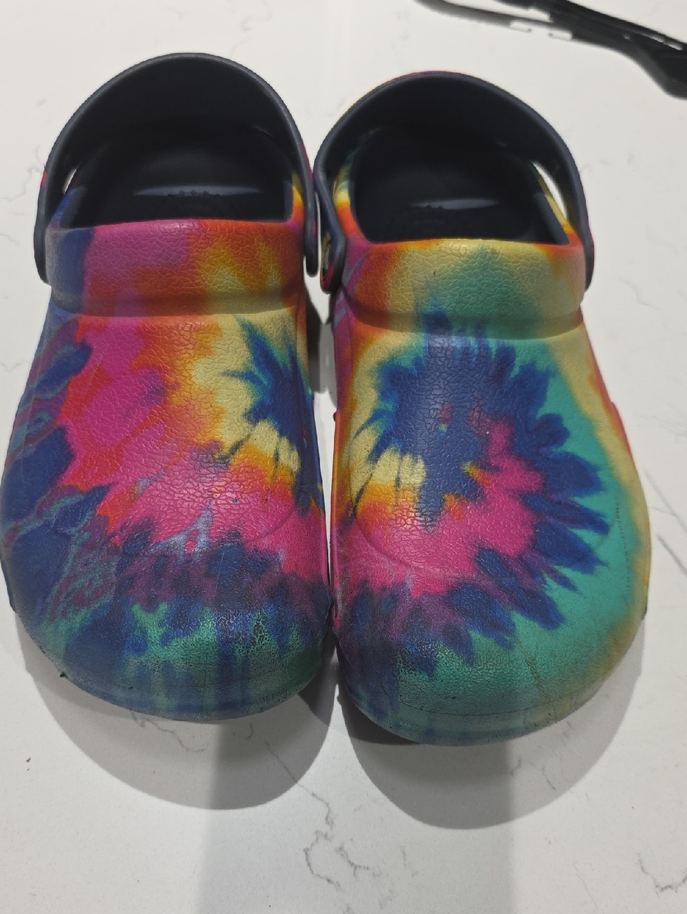 Crocs Unisex Tie-Dye Comfort Clogs - Multicolor Size 9 Or Women 11